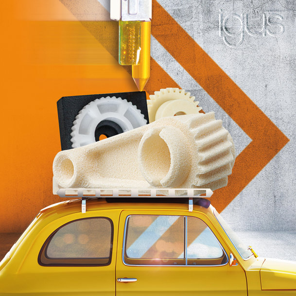 igus 3D-Druckservice: In 3 Tagen zum verschleißarmen Kunststoffteil